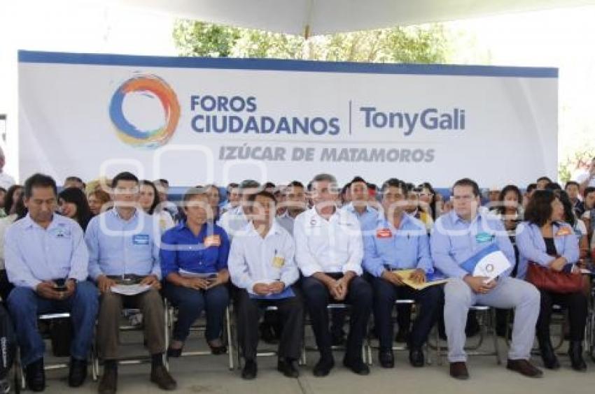 FOROS CIUDADANOS . TONY GALI