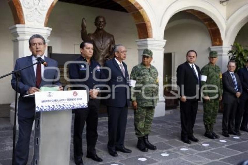 MACROSIMULACRO SÍSMICO . CASA AGUAYO