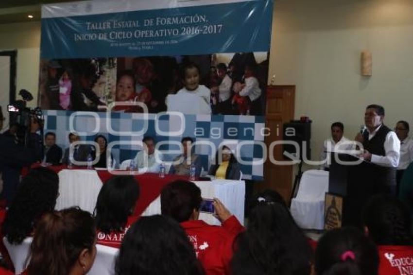 CONAFE . TALLER ESTATAL DE FORMACIÓN