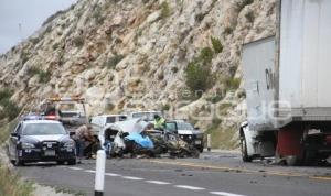 ACCIDENTE . CARRETERA CUACNOPALAN-OAXACA