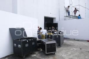 PREPARATIVOS TERCER INFORME RECTOR . BUAP