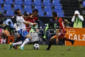 FÚTBOL . CLUB PUEBLA VS PACHUCA