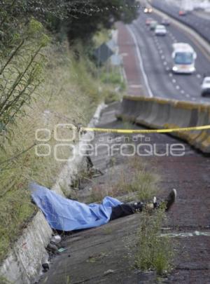 HOMICIDIO AUTOPISTA . TLAHUAPAN