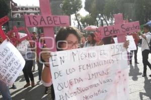MANIFESTACIÓN CONTRA FEMINICIDIOS