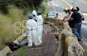 HOMICIDIO AUTOPISTA . TLAHUAPAN