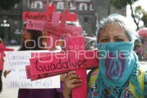 MANIFESTACIÓN CONTRA FEMINICIDIOS