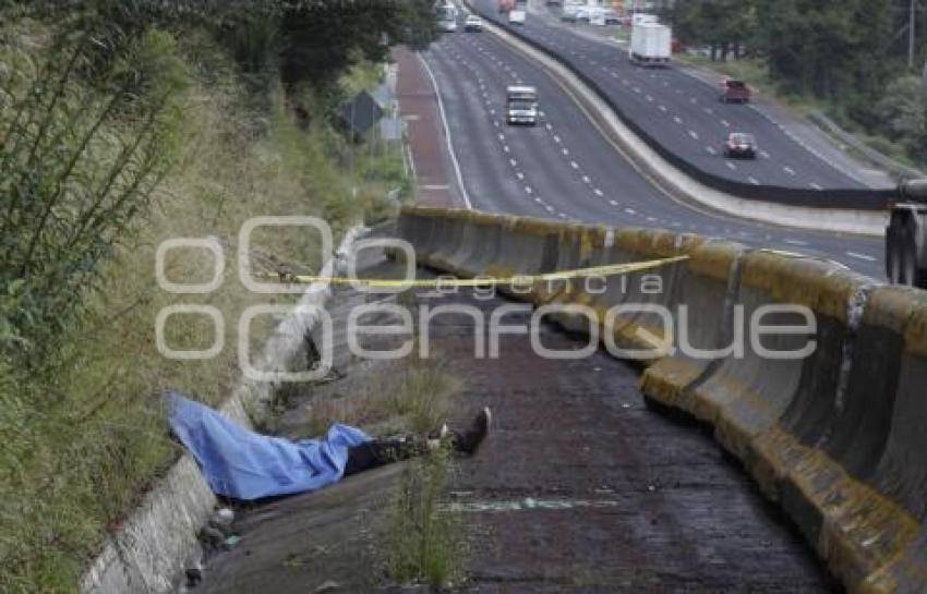 HOMICIDIO AUTOPISTA . TLAHUAPAN