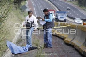 HOMICIDIO AUTOPISTA . TLAHUAPAN