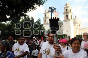 TEHUACÁN . ANTORCHA GUADALUPANA