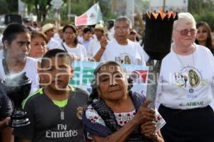 TEHUACÁN . ANTORCHA GUADALUPANA