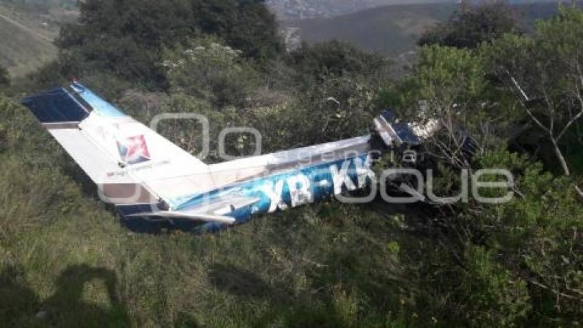 ACCIDENTE DE AVIONETA