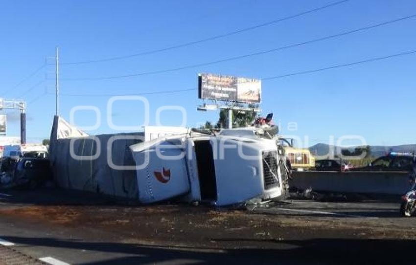 ACCIDENTE AUTOPISTA MÉXICO-PUEBLA