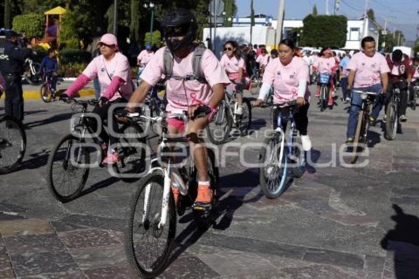 SAN ANDRÉS CHOLULA . RODADA CONTRA CÁNCER DE MAMA