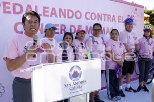 SAN ANDRÉS CHOLULA . RODADA CONTRA CÁNCER DE MAMA