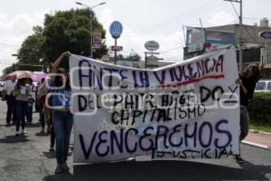 MARCHA CONTRA FEMINICIDIOS