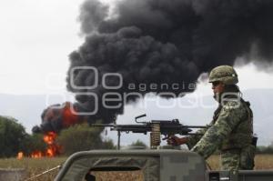 EXPLOSIÓN TOMA CLANDESTINA . PALMAR DE BRAVO