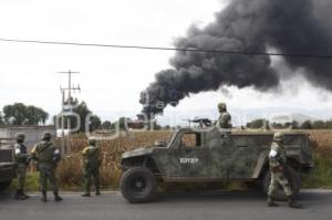 EXPLOSIÓN TOMA CLANDESTINA . PALMAR DE BRAVO