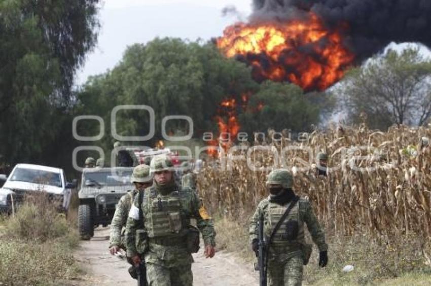 EXPLOSIÓN TOMA CLANDESTINA . PALMAR DE BRAVO