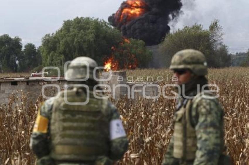 EXPLOSIÓN TOMA CLANDESTINA . PALMAR DE BRAVO