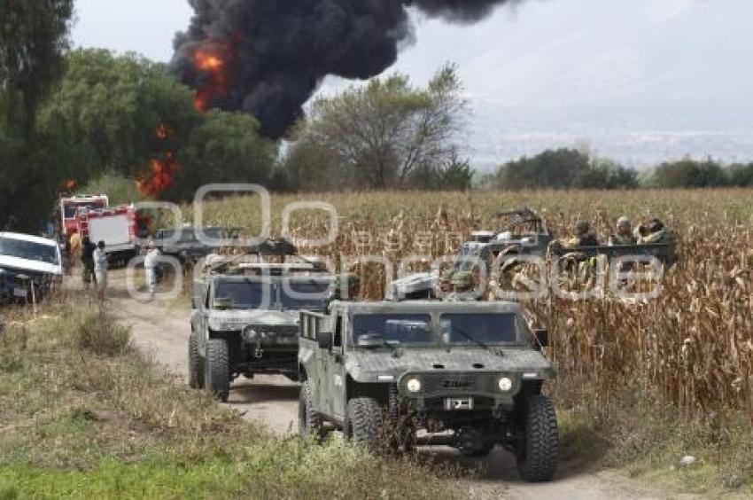 EXPLOSIÓN TOMA CLANDESTINA . PALMAR DE BRAVO