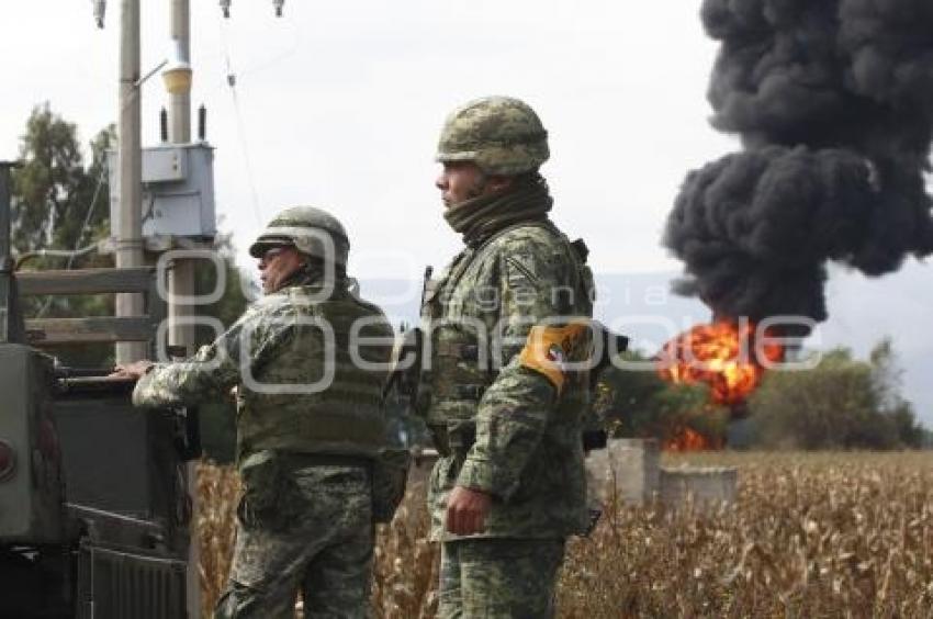 EXPLOSIÓN TOMA CLANDESTINA . PALMAR DE BRAVO