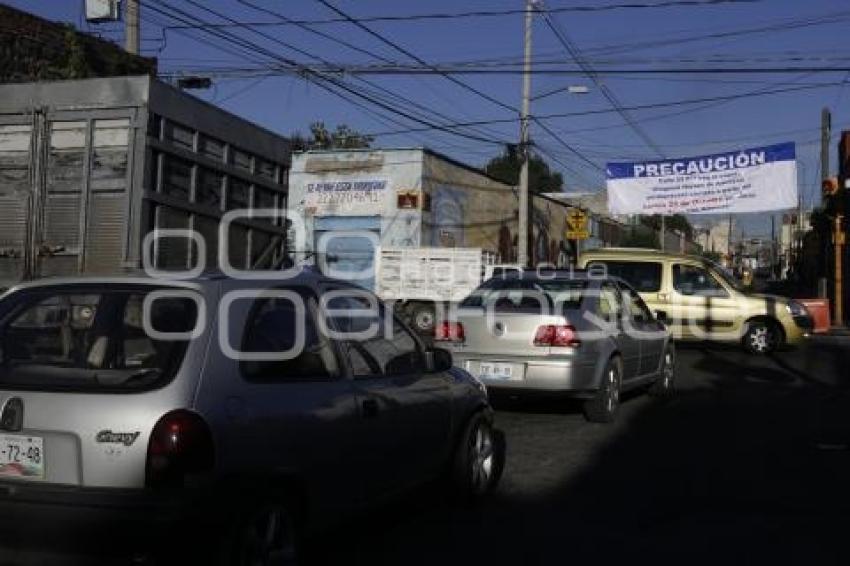 PAVIMENTACION HEROES DE NACOZARI . TRAFICO