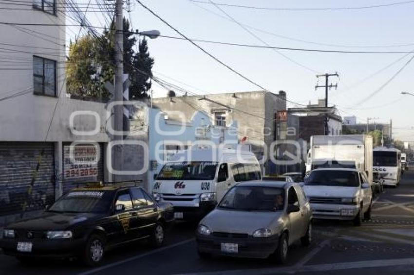 PAVIMENTACION HEROES DE NACOZARI . TRAFICO