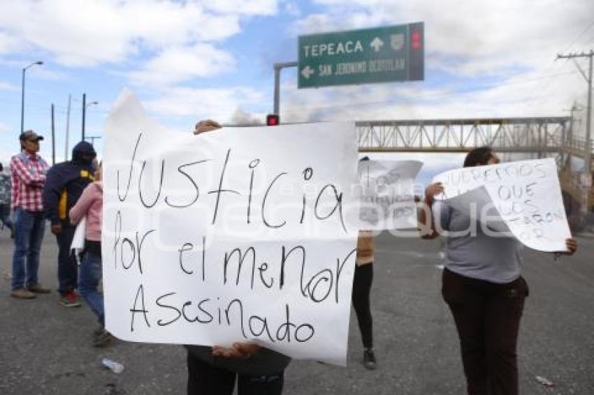 PROTESTA POR MUERTE EN OPERATIVO