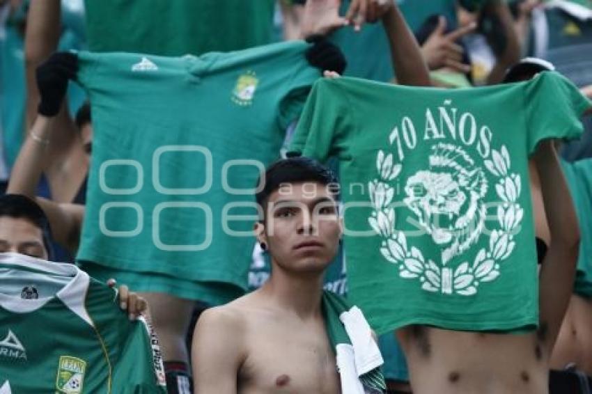 FÚTBOL . CLUB PUEBLA VS LEÓN