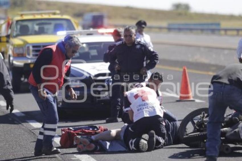 NOTA ROJA . ACCIDENTE EN ATLIXCAYOTL