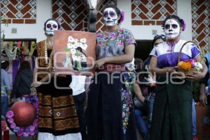 BARRIO DEL ARTISTA. CATRINAS INDÍGENAS