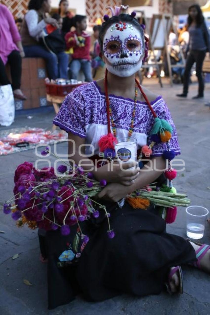 BARRIO DEL ARTISTA. CATRINAS INDÍGENAS