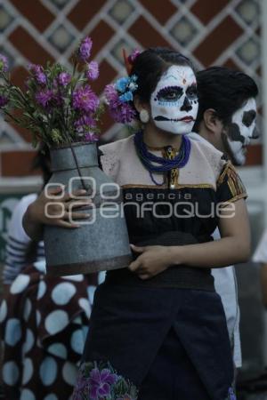 BARRIO DEL ARTISTA. CATRINAS INDÍGENAS