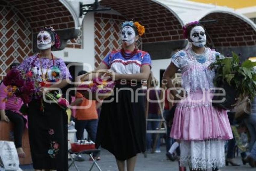 BARRIO DEL ARTISTA. CATRINAS INDÍGENAS