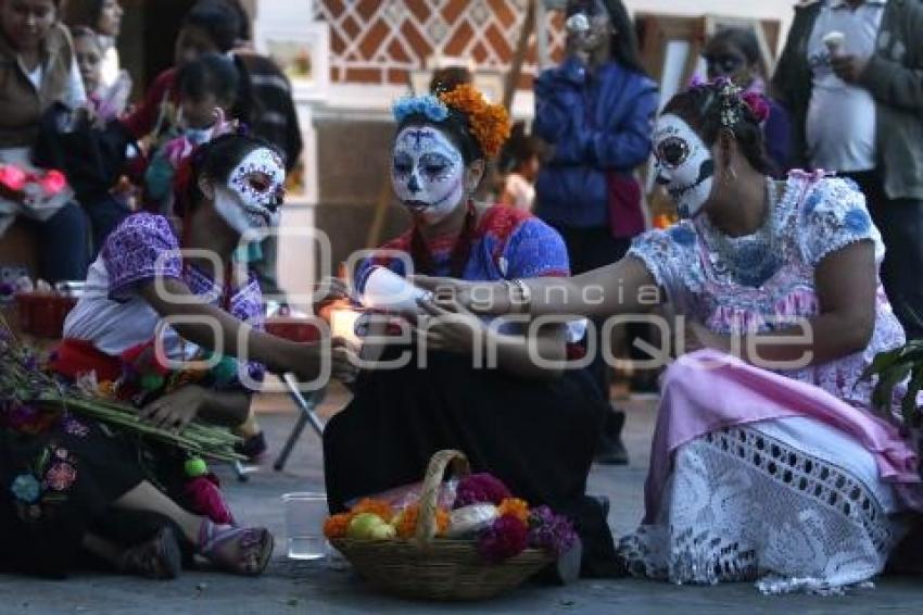 BARRIO DEL ARTISTA. CATRINAS INDÍGENAS