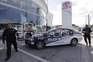 ASALTO . TOYOTA LOS FUERTES