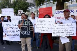 MANIFESTACIÓN EX BURÓCRATAS