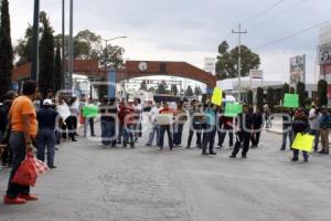 TEXMELUCAN . BLOQUEO VIALIDADES