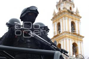 DRONES DE SEGURIDAD PÚBLICA . CHOLULA