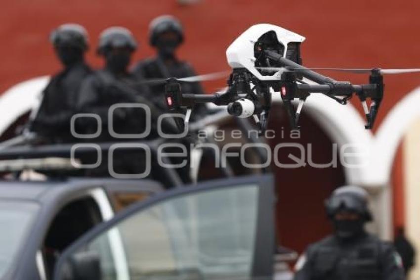 DRONES DE SEGURIDAD PÚBLICA . CHOLULA