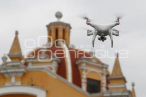 DRONES DE SEGURIDAD PÚBLICA . CHOLULA