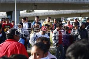 FÚTBOL. MANIFESTACIÓN ANTORCHA CAMPESINA