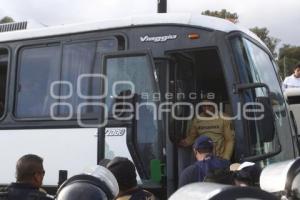 FÚTBOL. MANIFESTACIÓN ANTORCHA CAMPESINA