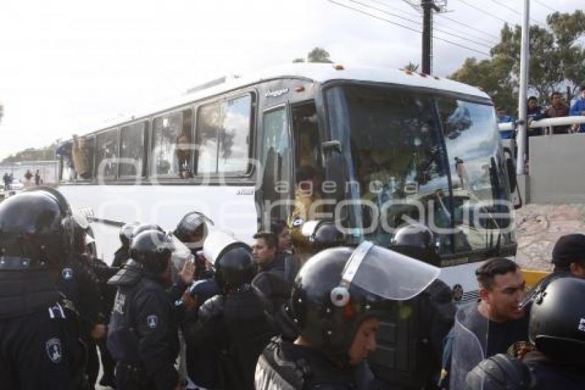 FÚTBOL. MANIFESTACIÓN ANTORCHA CAMPESINA