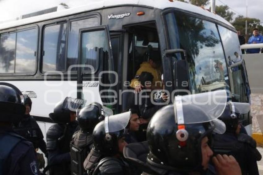 FÚTBOL. MANIFESTACIÓN ANTORCHA CAMPESINA