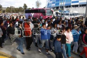 FÚTBOL. MANIFESTACIÓN ANTORCHA CAMPESINA