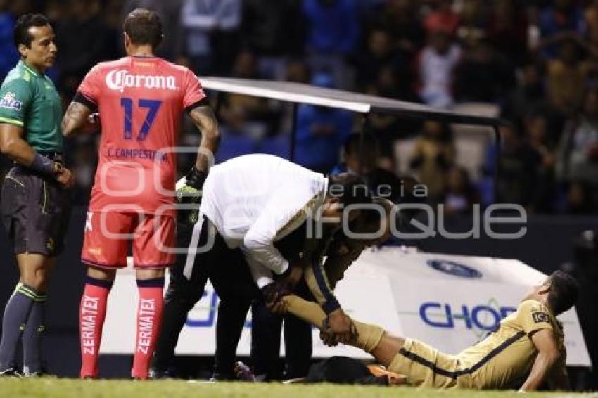 FÚTBOL . CLUB PUEBLA VS PUMAS