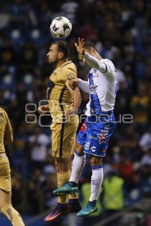 FÚTBOL . CLUB PUEBLA VS PUMAS