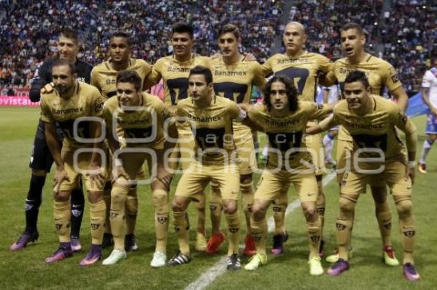 FÚTBOL . CLUB PUEBLA VS PUMAS