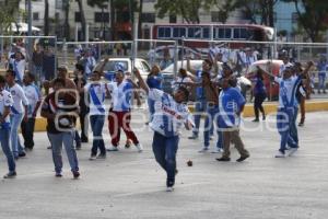 FÚTBOL. MANIFESTACIÓN ANTORCHA CAMPESINA